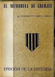 MEMORIAL DE GREUGES