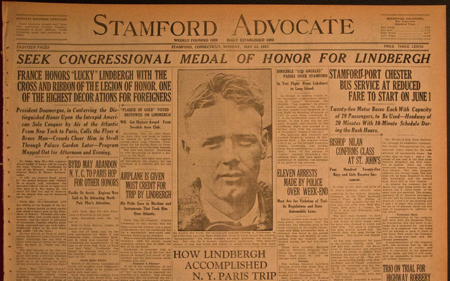 Lindbergh Crosses the Atlantic