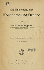 1º LIBRO "EL ORIGEN DE LOS CONTINENTES Y OCÉANOS"