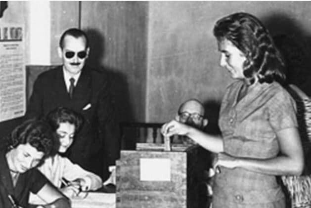 Primer voto de la mujer en la Argentina