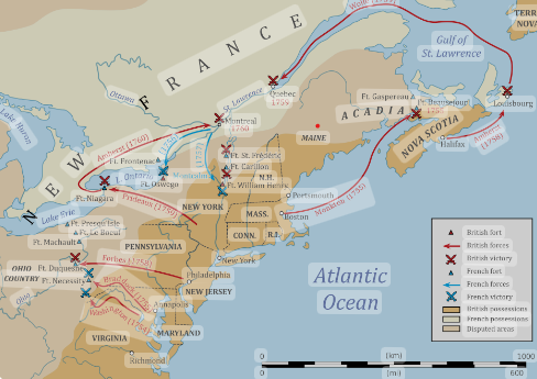 The French and Indian war