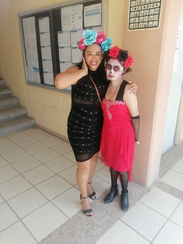 Participación en Kermes de día de muertos