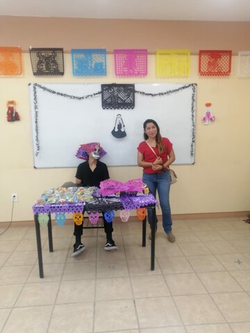Participación Kermes día de muertos