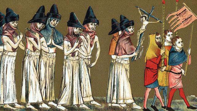 Black Death arrives in Messina