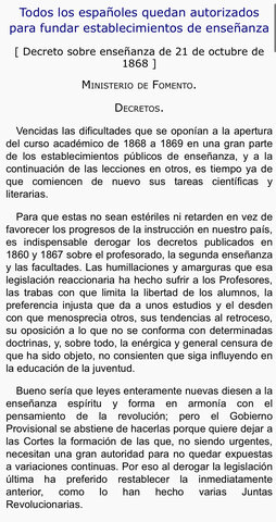 Decreto 21 de octubre.