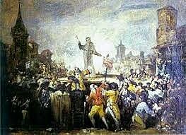 Motín de Esquilache (contra las reformas del ministro italiano).