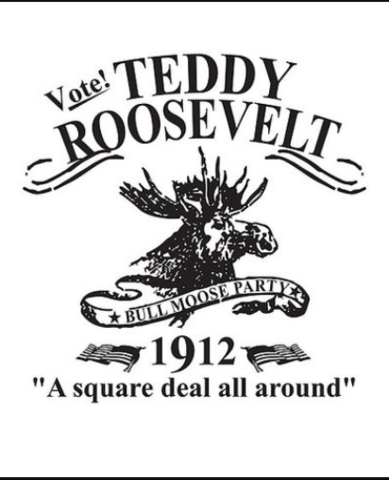 Taft runs for president, unsuccessfully for Bull-Moose Party 1912