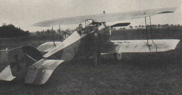 Az I. világháborúban készített magyar vadászrepülőgép