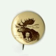 runs for presidency/ unsuccessfully for bull-moose party