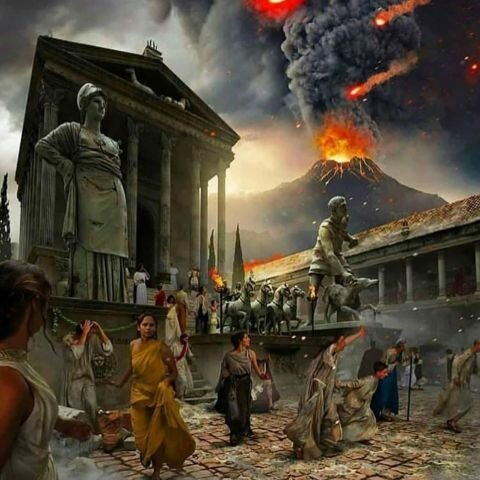 eruzione del Vesuvio