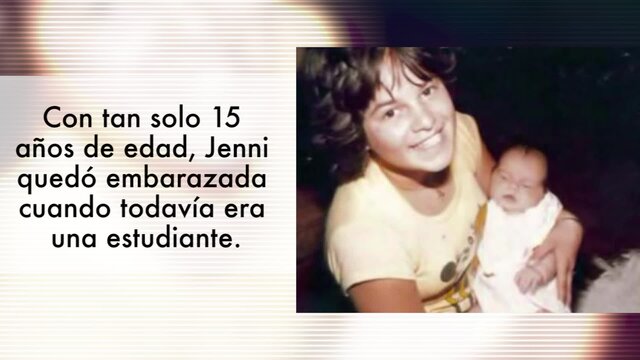 A los 15 años se convirtió en madre de Janney