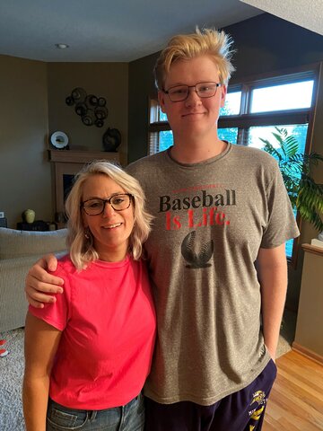 First day of Patrick's Senior Year