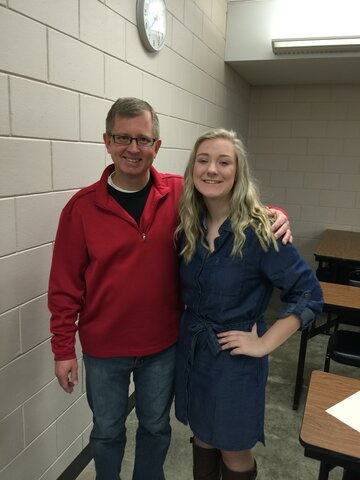 Catherine gets Student of the Month