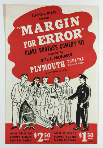 Margin for Error (1939)