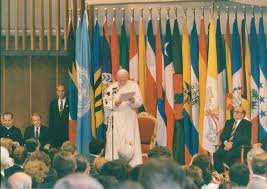 Año 1987. Discurso del Papa Juan Pablo II en la Cepal