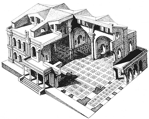 Costruzione Basilica di Massenzio