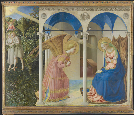 Fra Angelico:La anunciació