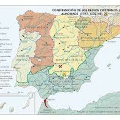 Timeline: Bloque 2. La Edad Media. Tres culturas y un mapa político en constante cambio. Reinos cristianos.