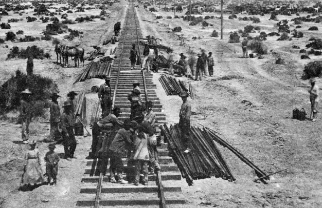 Ferrocarril transcontinental en EEUU.