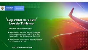 La nueva Ley de Turismo, Ley 2068 de 2020, fue sancionada por el presidente Duque