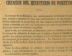 La creación del quinto ministerio el Ministerio de Relaciones Interiores