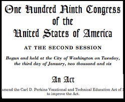 Carl Perkins Act