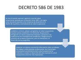 decreto 586 de febrero 23 de 1983