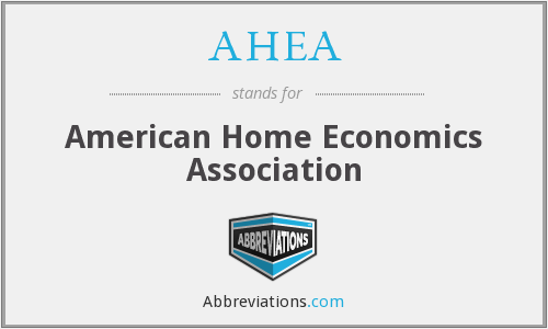 American Home Economics Association (AHEA)