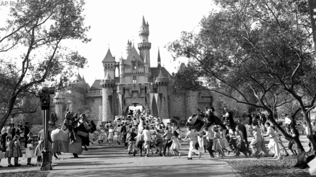Disneyland opens
