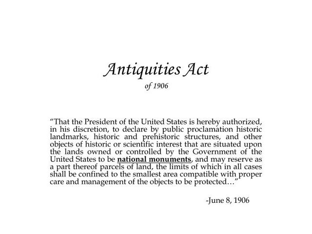 Antiquities Act