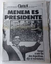 MENEM TRIUNFA EN LAS ELECCIONES