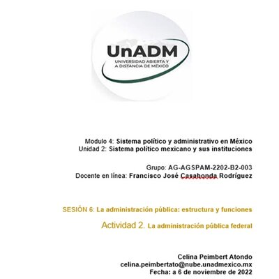 Timeline: La Ley Orgánica de la Administración Pública Federal