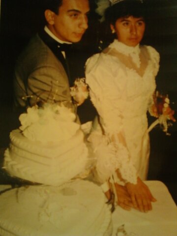 MY PARENTS' WEDDING.