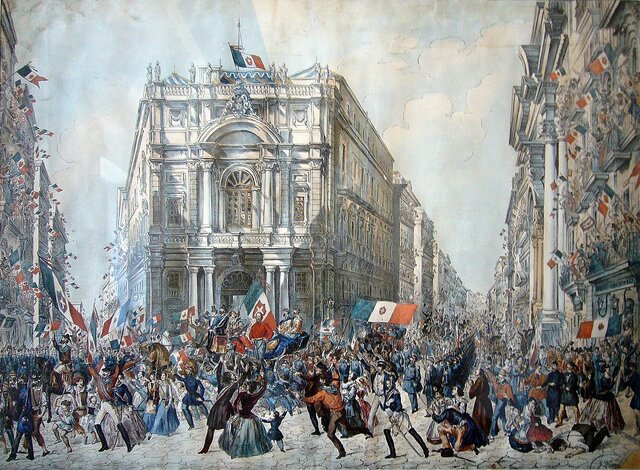 Garibaldi conquista la capitale del Regno delle Due Sicilie