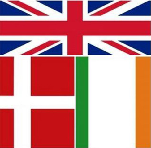 Dinamarca, Reino Unido e Irlanda