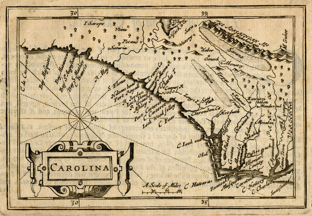 The English founded a colony in Charles Town in South Carolina