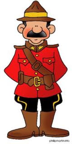 Creation of the North West Mounted Police (Mounties or NWMP)
