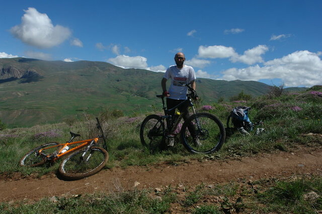 J'allais au supermarche a velo.
