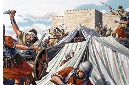 Saul Defeats the Ammonites