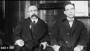Sacco and Vanzetti arrested for armed robbery and murder