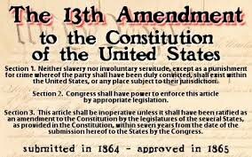 13th amendment to the constitution