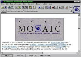 Primera versión de MOSAIC por Marc Andreessen