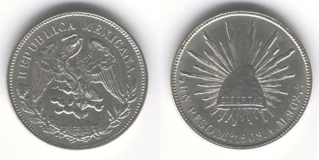 Cambios de la moneda mexicana