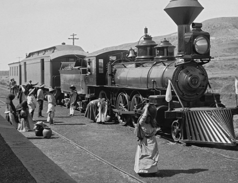 La primera línea ferroviaria