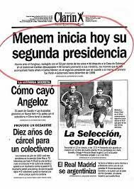 SEGUNDO MANDATO DE MENEM