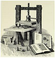 The invention of Gutenbergs printing press
