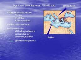 Kolonisationen börjar