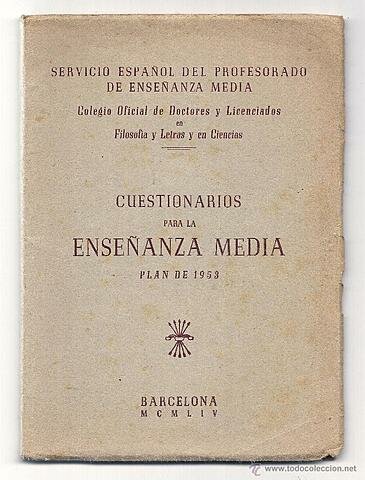 Ley sobre Ordenación de la Enseñanza Media