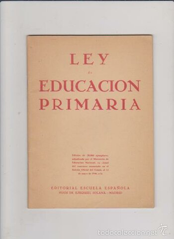 Ley de la Enseñanza Primaria