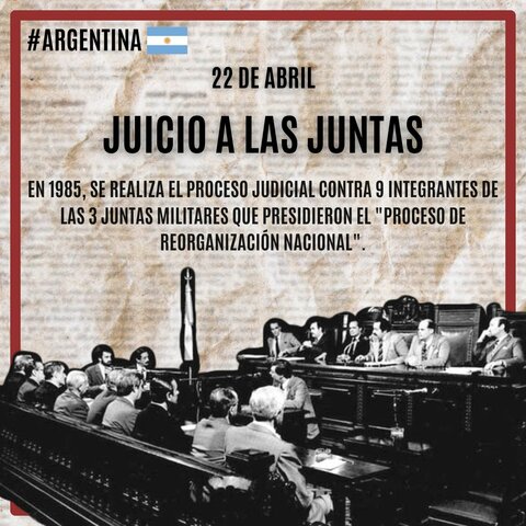 JUICIO A LAS JUNTAS MILITARES